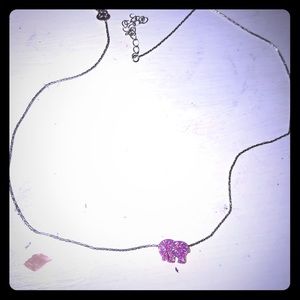 Elephant pink necklace